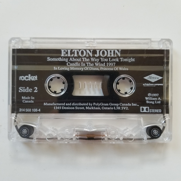 Elton John In Loving Memory Of Diana Princess Of Wales Cassette Tape 🎵3/$15 - Picture 4 of 6